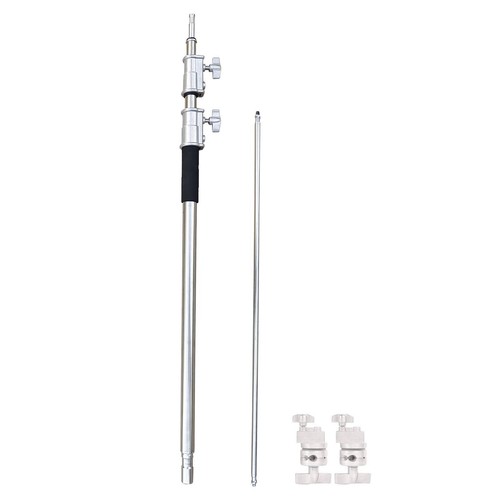Kit braccio braccio braccio boom fotografico 10,83 piedi studio resistente supporto in acciaio inox - Foto 6 di 17