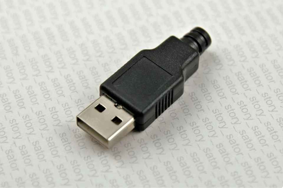 USB Stecker Buchse Typ A Lötstecker USB Stecker zum Löten Arduino Raspberry DIY - Bild 2 von 2