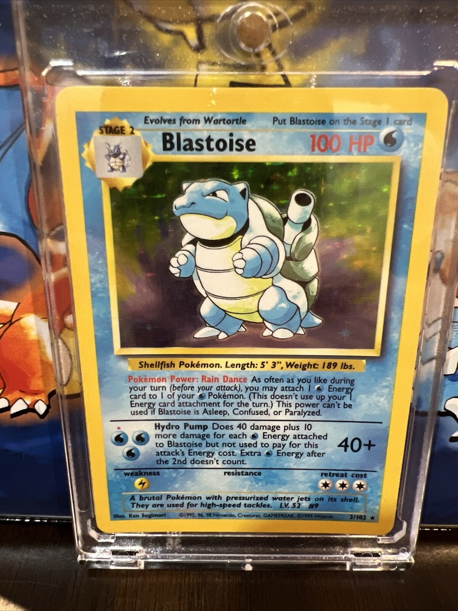 ポケモンカードゲーム Blastoise 2/102 Base Set Pokemon TCG Pokémon TCG - Blastoise - 2/102 - Holo Rare - Base Set