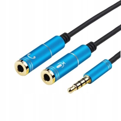 Kopfhörer Splitter AUX Y-Adapter Klinke Y Kabel Verteiler Audio 3,5mm Stecker
