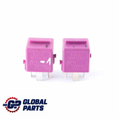BMW E36 E38 E85 Mini R52 R57 2x Wechselkontaktrelais Violett Set 1388911