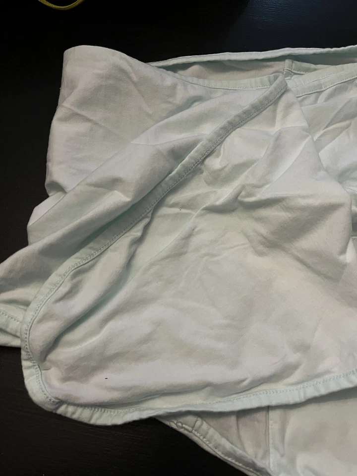 Manta milagrosa envoltura bebé bebé verde menta Foto 2 de 4