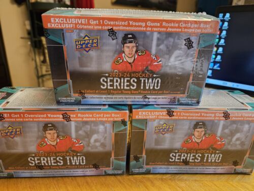 [Lot Of 3] 2023-2024 Upper  Deck Hockey Series 2 Blaster Boxes SEALED Connor 📈 - Picture 1 of 1
