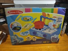  FREE SHIPPING Melissa  Doug Blue's Clues  You Wooden Cooking Play Set 33016