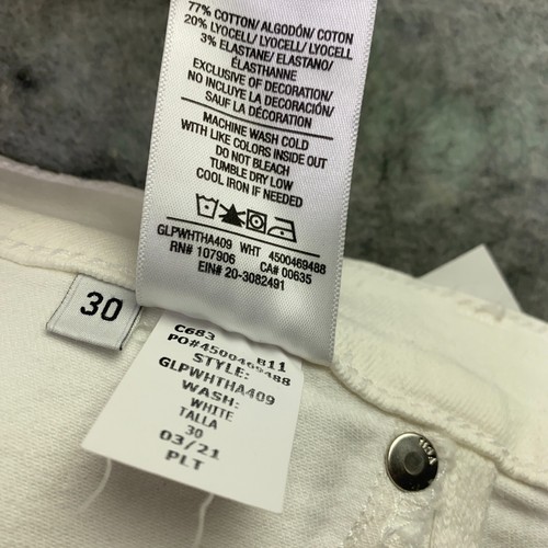 Hudson Womens Jeans Size 30 27" Inseam White Blair Super Skinny High-Rise - 第 12/18 張圖片