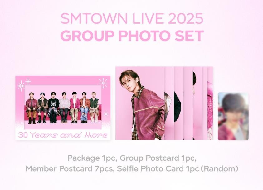 SMTOWN LIVE 2025 OFFICIAL GOODS NCT DREAM GROUP PHOTO SET + SMTOWN LIVE 2025 OFFICIAL GOODS NCT DREAM GROUP PHOTO SET +