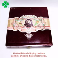 My Father Cigars No. 4 Lanceros Empty Wood Cigar Box 8.25" x 8.5" x 2" ~