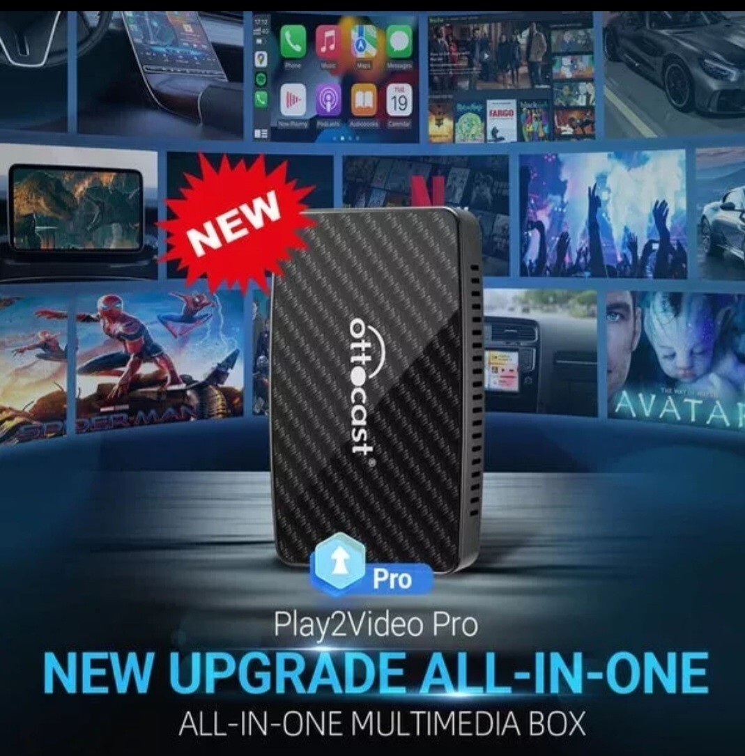 Ottocast Play2Video pro Wireless Android Auto CarPlay All-in-One