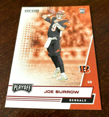 JOE BURROW 2020 Goal Line ''RED'' SSP ROOKIE RC #201 LSU Cincinnati Bengals ''RARE''