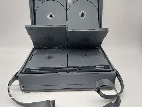 Laserline CD DVD Portable Hard Case 16 Disc Holder + Portable Player 4 Parts - Picture 4 of 12