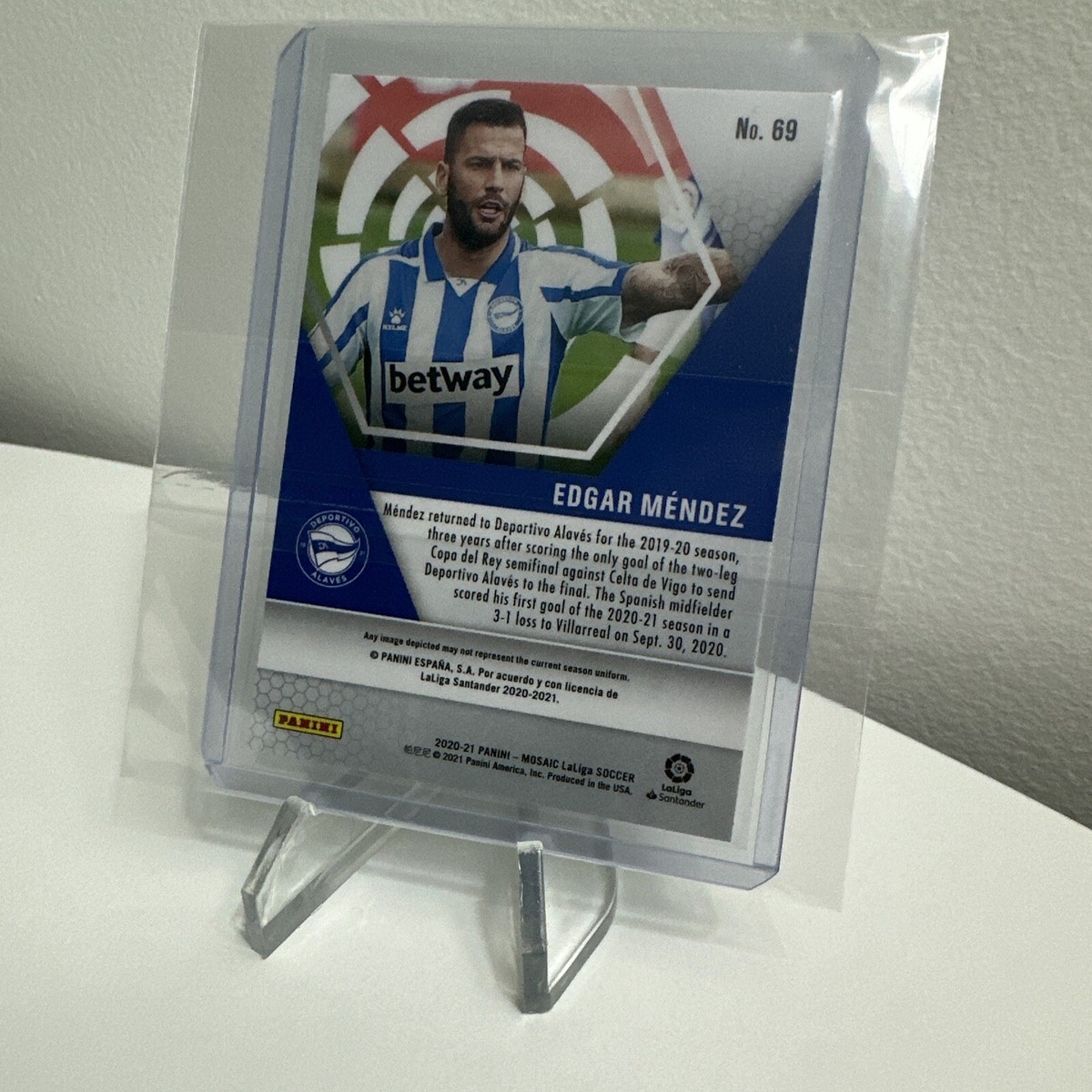 Edgar Mendez Alaves 2020-21 Mosaic LaLiga RC #69