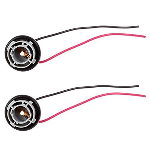 Car 1156/7506/BA15S LED Bulbs Turn Signal Light Brake Light Socket Harness Plugs - Picture 4 of 8