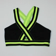Jo+Jax Dancewear Girl's Lexi Top in size Youth Medium & Black & Lime Green Color