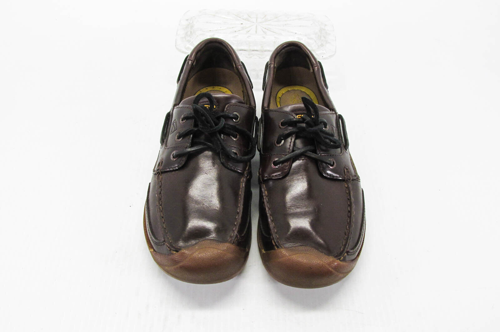 Scarpa uomo Keen Newport Boat taglia 8 5 marrone sneaker passeggio atletica usata vq