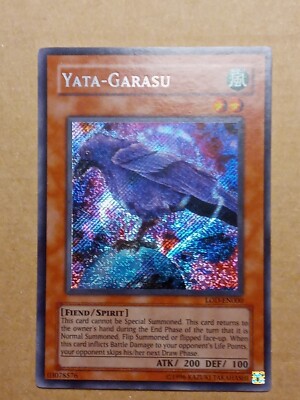 Yata-Garasu LOD-EN000 print LOD-000 unl Secret Rare Yugioh NM/LP