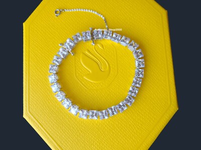 New Authentic Swarovski Rhodium White Sparkle Crystal