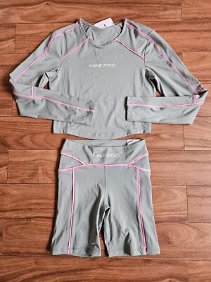 womens nike biker short sets