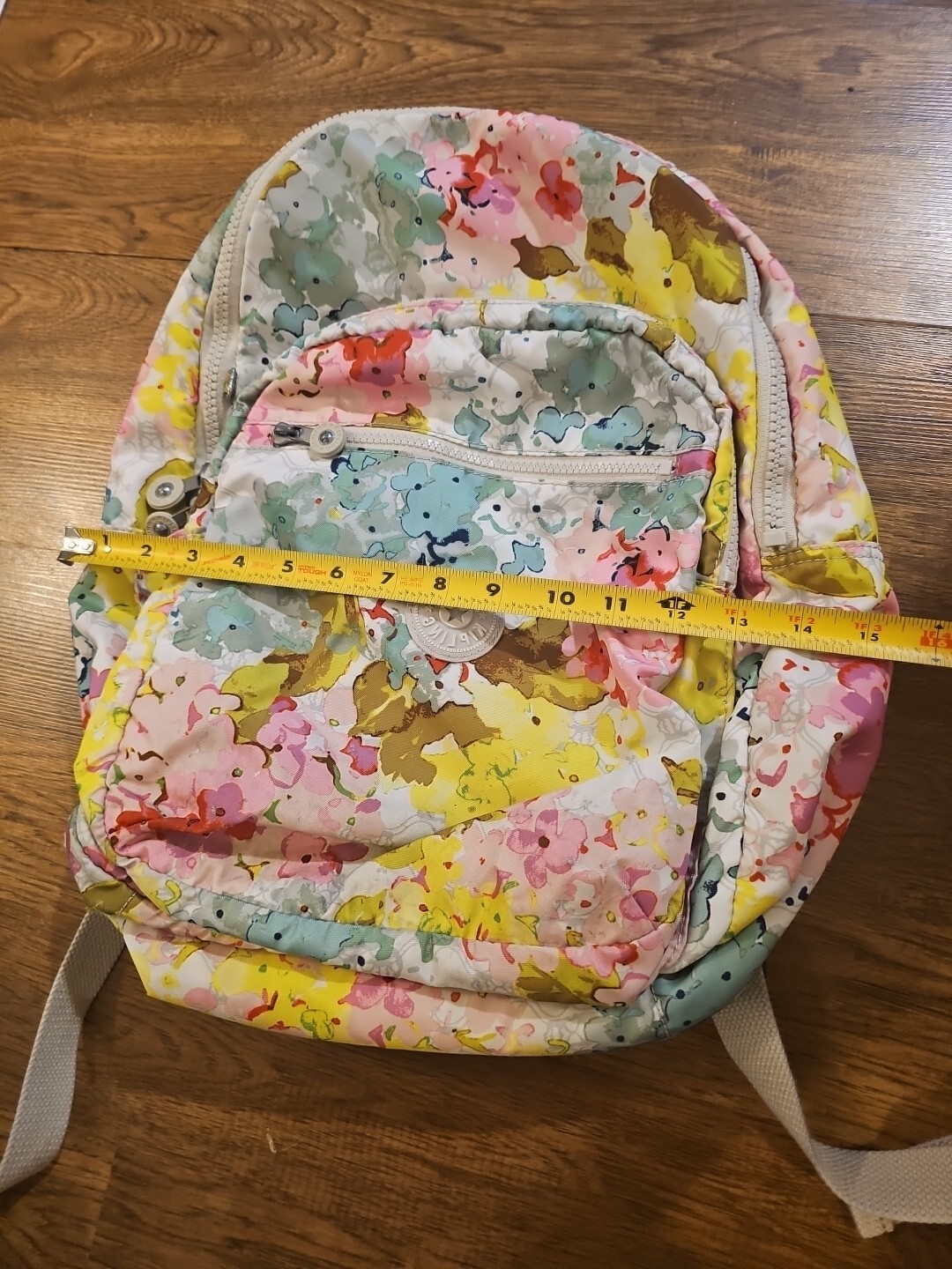 Kipling Printed Foldable Backpack Floral Flowers … - image 12