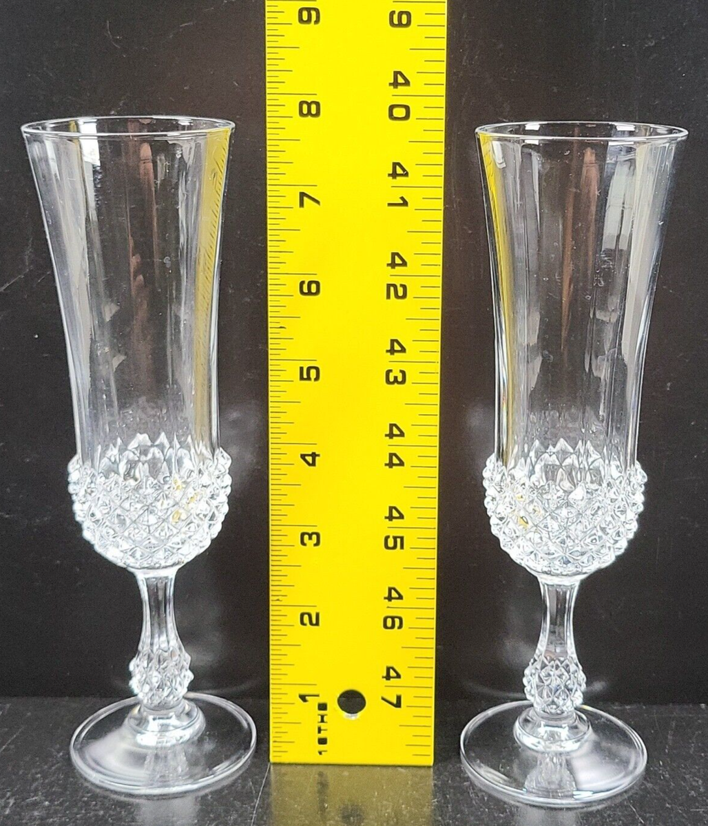 Cristal d'Arques Wasserglas Swirly Spring Glas 360 ml (4 Stück