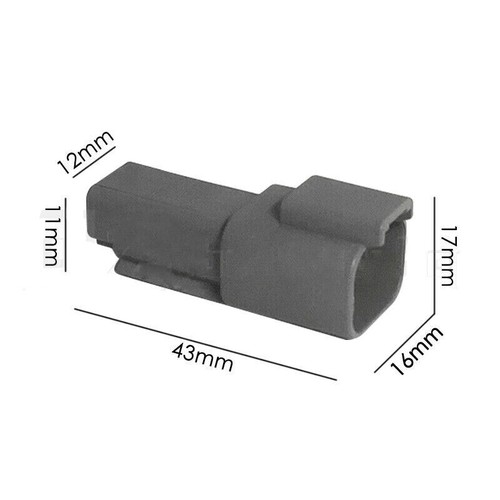 10 Set Waterproof Deutsch Connector DT 2Way Pin Male/Female Electrical Plug Kits - Picture 11 of 12