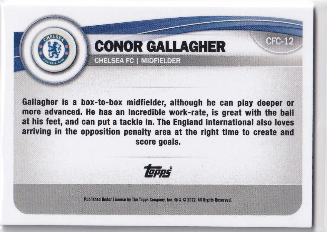 Topps Chelsea FC Fan-Set 2022-2023 CFC-12 Conor Gallagher | eBay
