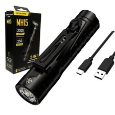 NITECORE MH15 2-in-1 Power Bank Flashlight -2000 Lumens