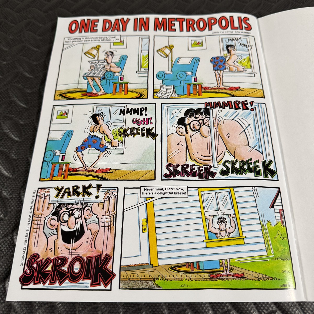 【額縁付き】mad magazine ⑨ A2ポスター MAD MAGAZINE #44 AUG 2025 MAD OF STEAL! SUPERMAN ISSUE