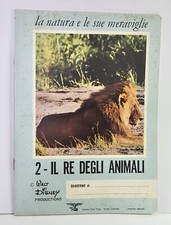  Quaderno scolastico - ILRE DEGLI ANIMALI PIGNA A RIGHE VINTAGE