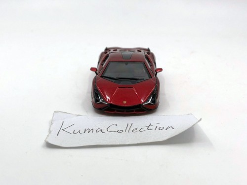 1:64 HH Toy Lamborghini SIAN FKP 37 Monza Red Tomytec Scale Diecast Hung Hing - 第 4/12 張圖片