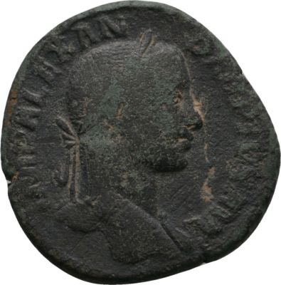 Ancient Rome Severus Alexander AD 231 Large AE sestertius Annona 