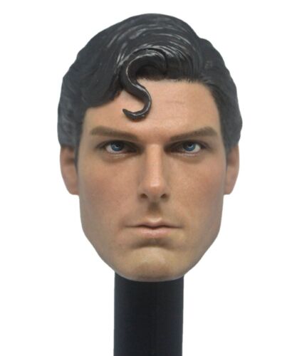 Custom 1/6 Scale DC Superman Clark Kent Head Sculpt for Hot Toys Phicen COO Body - Picture 1 of 8