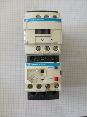 Telemecanique Schütz LC1D18 mit motorschutzrelais LRD 21, wie neu