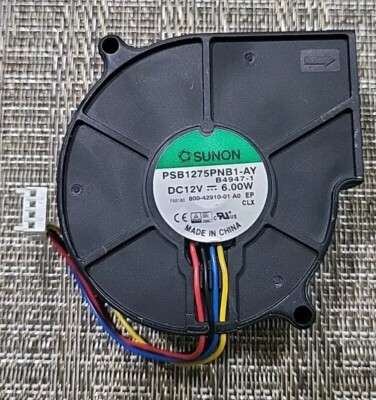 SUNON PSB1275PNB1-AY DC12V 6.00W 4-Wire Blower Fan (B5)