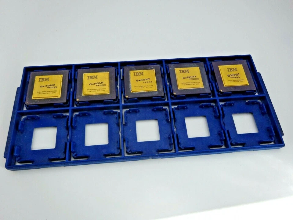 AMD, Cyrix, IBM, Intel -  Vintage Retro Legacy Collectors CPU's - Image 4 of 4