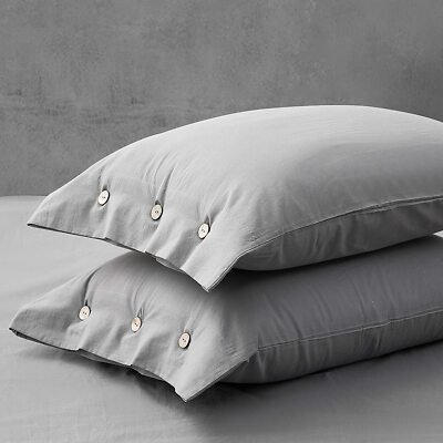 100% Cotton 300TC Melingo Pillowcases - 2 Pillowcases Per Set Queen (2 packs)