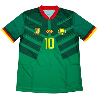 2022/23 Cameroon Home Jersey #10 ABOUBAKAR Large One All Sports
