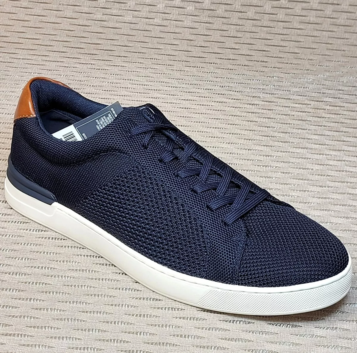 M S Mens Lace Up Mesh TRAINERS Size 6 NAVY BLUE eBay