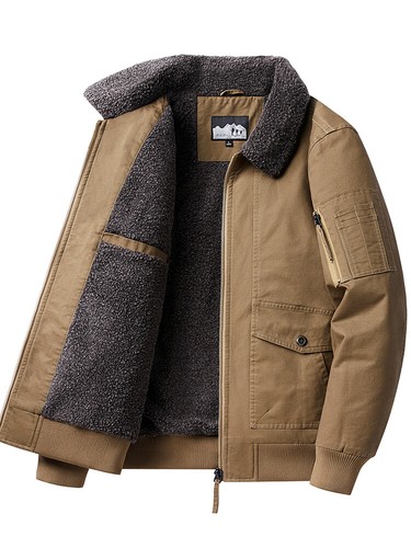 Winter Stand-up Collar Work Clothes Cotton Coat Men's Loose American Trendy Brand Casual Cotton Coat All-match Jacket Men's Warm Padded Jacket main image 1
