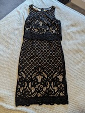 Black Lace Pattern Dress