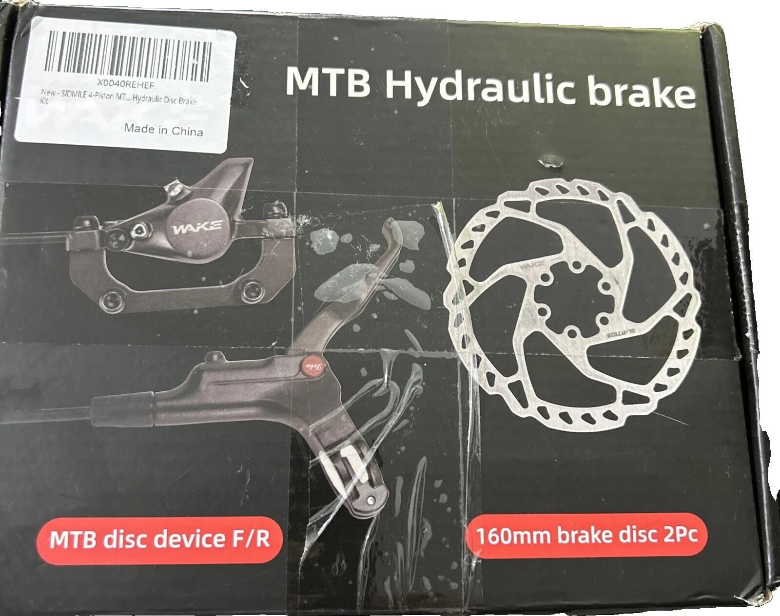 Frenos de bicicleta negro MTB