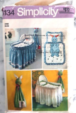 VINTAGE SIMPLICITY PATTERN 6134--BABY'S ROOM DECOR CUT