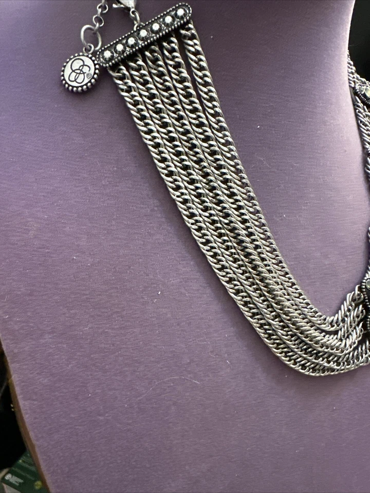 Jessica Simpson Piedra Lunar Piedra Lunar Conjunto Collar Colgante Collar $58 Foto 4 de 4