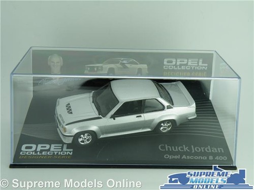 OPEL ASCONA B 400 MODEL CAR 1:43 SCALE SILVER IXO COLLECTION CHUCK JORDAN K8 - Picture 5 of 5