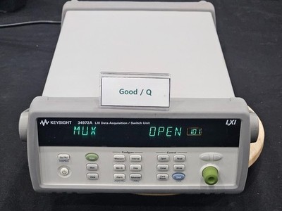 Keysight 34972A Data Acquisition / Data Logger Switch Unit With 34901A_Q
