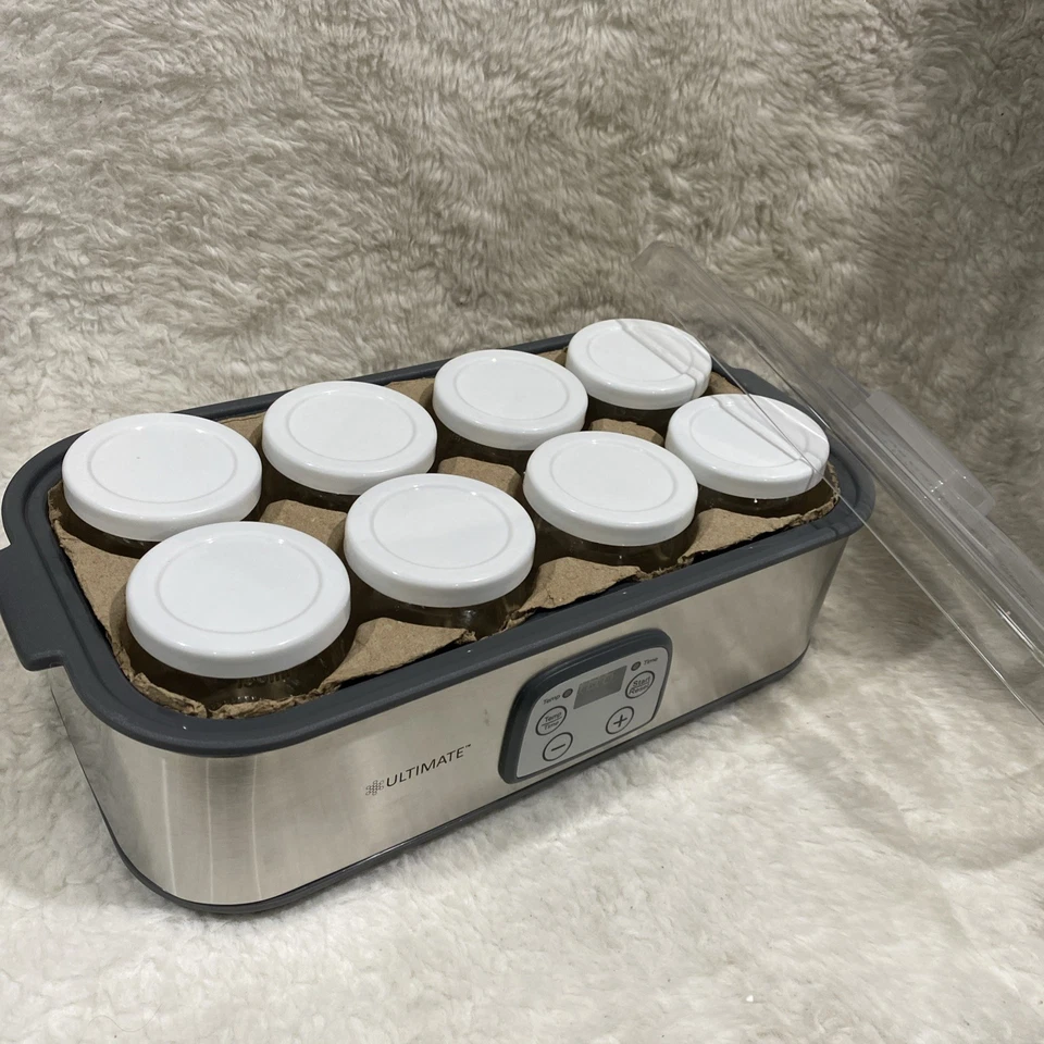 Ultimate Probiotic 8 tarros yogurtera con control de temperatura y tiempo ajustable Foto 4 de 4