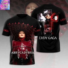 Lady Gaga Abracadabra 3D T-Shirt Limited Edition Fan Gift