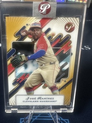 2025 Topps Pristine Jose Ramirez GOLD Pulsar Refractor /50 Guardians SP