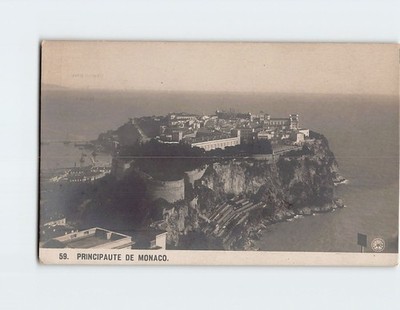 Postcard View Of Principality of Monaco