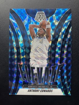 2024-25 Panini Mosaic Anthony Edwards 5/99 Jersey Number Match #3 Timberwolves