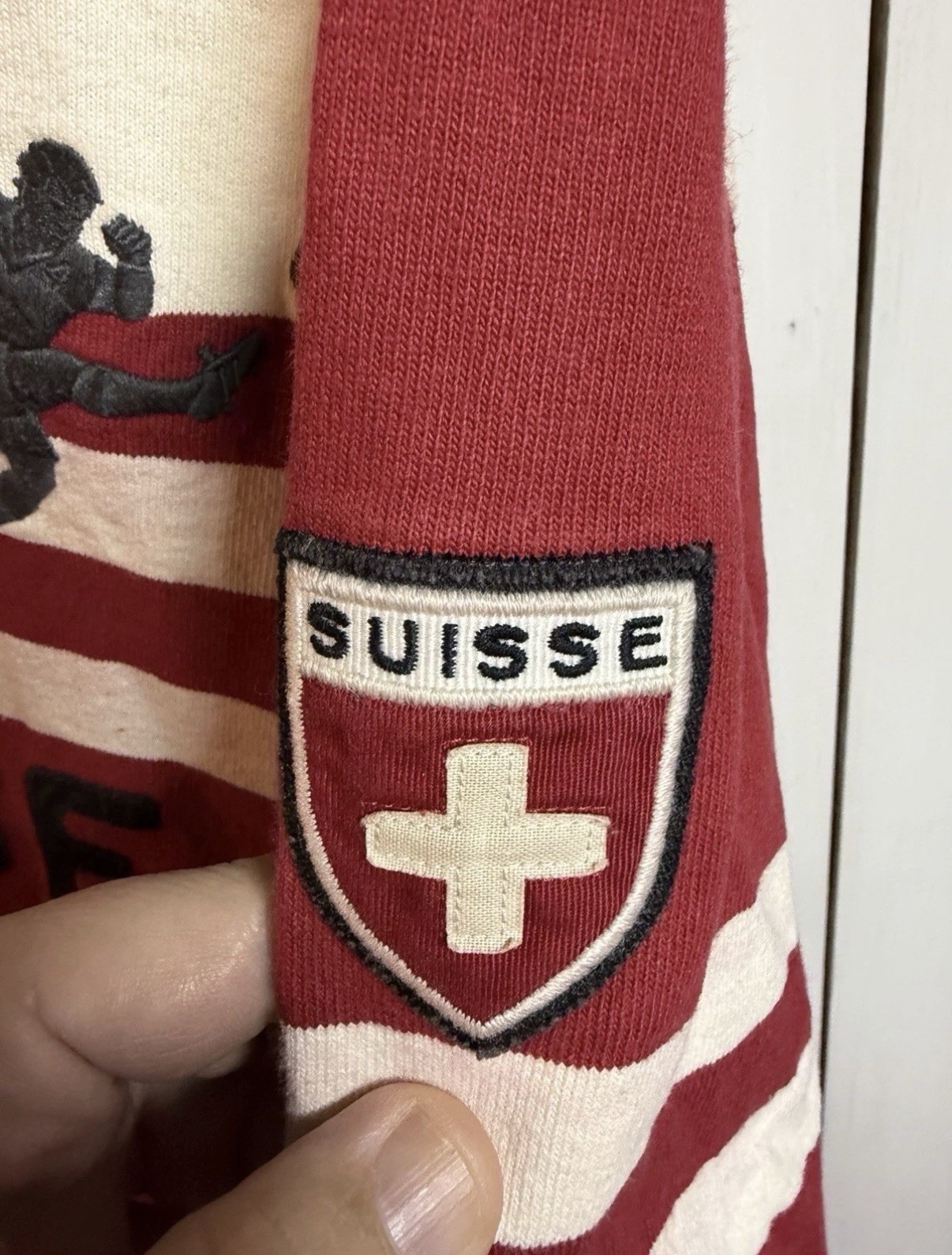 🇨🇭 Vintage Ralph Lauren Rugby “SUISSE” 🇨🇭 Rugby Brand Men’s XL image 4